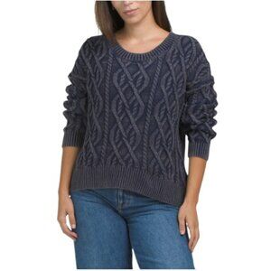 LUCKY BRAND Cable Knit Pull Over Sweater